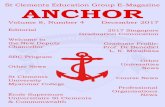 St Clements Education Group E-Magazine ANCHOR · St Clements Education Group E-Magazine Editorial Volume 8, Number 4 December 2017 ANCHOR Professional Organisations News ... One of
