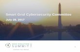 Smart Grid Cybersecurity Committee2017-grid-evolution-summit-pdfs.s3.amazonaws.com... · 1 Smart Grid Cybersecurity Committee July 28, 2017. 2 2017 Technical Program ... NIST 800-34,