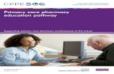 Primary care pharmacy education pathway Online learning includes the tutor-supported Primary care pharmacy