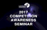 2017 COMPETITION AWARENESS SEMINARnzhairdressing.org.nz/.../2017/...Presentation-1.pdf · Welcome to the 2017 Competition Awareness Seminar This presentation will help you identify