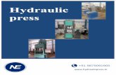 Hydraulic presshydraulicpress.in/hydraulic-press-cataloge.pdf · Manufacturer . S We produce our high ... Single Action Press manufacturers and exporters in the country. ... surgical