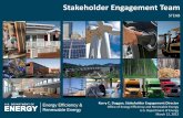 Stakeholder Engagement Team Presentation Stakeholder... · PDF file Stakeholder Engagement Team Presentation Subject: Stakeholder Engagement Team presentation by Kerry C. Duggan,