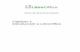 Capítulo 1 Introducción a LibreOffice...Versión en español publicada el 8 de abril de 2020. Basada en la versión 6.2 de LibreOffice. Nota para usuarios de Mac Algunas pulsaciones