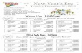 36C-6e-20191218105647soaringEag1e BINGO Schedule of Events 8:30am - Sales Begin 12:00pm - Warm Up Session New Year's Eve Tuesday, December 31, 2019 12:00pm Electronic $10.00 for 18