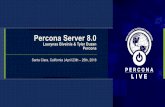Percona Server 8 ... Percona Server 8.0: storage engines TokuDB and MyRocks Both will feature native partitioning For upgrade path, native partitioning will be made available in 5.7