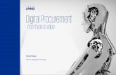 from hype to value · Digital Procurement - from hype to value - Michael Pleuger Partner, Management Consulting