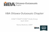 IIBA Ottawa-Outaouais Chapter · 3 Session Date BABOK® Chapter Topic 1 Tuesday, Sep 25th 1 2 Introduction BA Key Concepts 2 Tuesday, Oct 23rd 3 BA Planning & Monitoring 3 Tuesday,