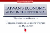 Taiwan’s economy: alive in the bitter seatasc-taiwanasia.com/wordpress/wp-content/uploads/2017/07/TBLF-2… · • onald Trump’s presidency could set the US on a more expansionary