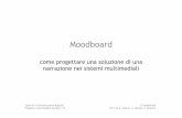 Moodboard - unimi.ithomes.di.unimi.it/~pasteris/progettoMM/lucidi/02_moodboard.pdf · Laurea in Comunicazione digitale Progetto multimediale AA 2011/12 Il moodboard Prof. M.A. Alberti,
