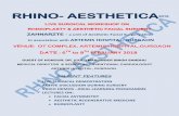 RHINO- AESTHETICA - Oral and maxillofacial surgery 2018.pdf · rhino- aesthetica 2018 live surgical workshop on rhinoplasty & aesthetic facial surgery zahnarzte – a unit of aesthetic