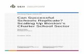 Working Paper #2016.06 Can Successful Schools …seii.mit.edu/wp-content/uploads/2016/10/SEII-Discussion...Excuses charter schools. This expansion led to dramatic growth in charter