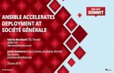 ANSIBLE ACCELERATES DEPLOYMENT AT …...ANSIBLE ACCELERATES DEPLOYMENT AT SOCIÉTÉ GÉNÉRALE Fabrice Bernhard CTO, Theodo @fabriceb fabriceb@theodo.co.uk Justin Nemmers Product Owner,