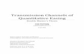 Transmission Channels of Quantitative Easing · This paper aims to study the transmission channels of quantitative easing, particularly the relative importance of the interest rate