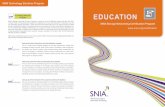 education - SNIA · 2019-12-21 · - Cisco Data Centre Unified Fabric DCUFI 642-997 - Dell Compellent Administration and Advanced Management - Dell Compellent FS8600 Administration