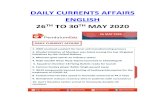 Daily Current Affairs 2020