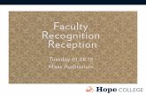 Faculty Service Awards - Hope College · Exploring Psychology, In Modules, 11 h thedition & Exploring Psychology, 11 edition Social Psychology, 13 th edition. Kendra Parker, English