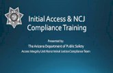 Initial Access & NCJA Compliance Training · 2020-01-04 · dispo/ guilty case/ case nrc550 . probation/ maricopa co - 3 years. oth/supervised, reg off. excerpt from the sex offender