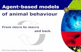 Agent-based models of animal behaviour - Universiteit Utrecht · Agent-based Models = Agent-based Models (ABM) = Individual-based Models (IBM) = Individual-oriented Models(IOM)...