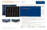 PANDA 60 Cell - Solar Choice · PDF file PANDA 60 Cell 40mm SERIES YL280C-30b YL275C-30b YL270C-30b YL265C-30b YL260C-30b ABOUT YINGLI GREEN ENERGY With over 10GW of modules installed
