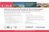 Transport & Infrastroctore - Africa Investment Exchange › wp-content › ... · AIX: Transport & Infrastroctore 11h45 Pto 12h45 Shared-ose infrastroctore and big-ticket regional