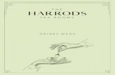 Harrods Tea Room Drinks Menu | Harrods · PDF file COCKTAILS CHAMPAGNE COCKTAILS £16 each Kir Royale Harrods Brut Champagne and crème de cassis ... Harrods, Sauvignon Blanc, New