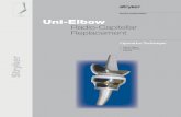 7012 UNI-Elbow Tech V6 - Stryker MedEd · The UNI-Elbow Radio Capitellum System is designed specifically for Uni-Compartmental Arthroplasty of the lateral radial humeral joint. The