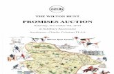 PROMISES AUCTION - The Wilton HuntCatalogue+final+lo… · promises are listed towards the back of this catalogue. This means we can keep the main auction short and entertaining while