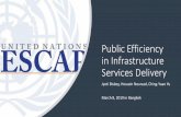 Public Efficiency in Infrastructure Services Delivery · Internet of Things (IoT) to increase data capture, handle large data volumes and facilitate more efficient sharing of information