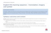 English S1 learning sequence - character€¦  · Web view2020-05-25 · English ES1 learning sequence – Connotation, imagery and symbol. Learning sequence description. Connotation,
