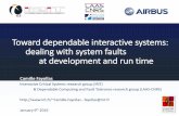 Toward dependable interactive systems: dealing with system ... · PDF file Toward dependable interactive systems: dealing with system faults at development and run time Camille Fayollas