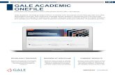 Gale Academic OneFile Resource Guide · connections between topics, and create new research paths. Use Topic Finder if you’re having trouble coming up with a research topic, when