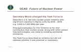 SEAB Future of Nuclear Power - Energy.gov · SEAB Future of Nuclear Power 10/3/16 1 Secretary Moniz charged the Task Force to Describe a U.S. led new nuclear power initiative with