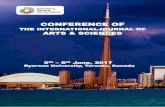 CONFERENCE OFpersonnel.ssru.ac.th/useruploads/files/20171004/07c738f9e5a35b81… · About IJAS The International Journal of Arts & Sciences (IJAS) was founded in 2005 as a double