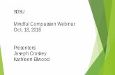 SDSU Mindful Compassion Webinar - rushingtoyoga.org€¦ · Decrease stress and stop overthinking so much To learn to live in the moment and learn to better cope with stress I want