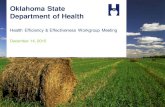 Oklahoma State Department of Health HEE...The Oklahoma SIM project used the expertise of our OHIP/OSIM workgroups, the SIM All ... III. Integration of Social Determinants IV. Delivery