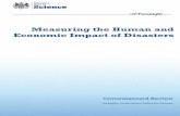 Measuring the Human and Economic Impact of Disasters · Measuring the Human and Economic Impact of Disasters 3 1 INTRODUCTION During the past decade, incidents of natural disasters