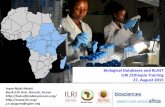 Biological(Databases(and(BLAST( 27,(August(2015((hpc.ilri.cgiar.org/beca/training/clc/Databases.pdf · Biological(Databases(• A(biological(database(is(acomputerized(archive(used(to(store,