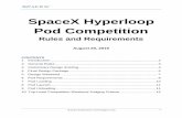SpaceX Hyperloop Pod Competition - TAMU College of Engineering · PDF file On August 12, 2013, Elon Musk released a white paper on the Hyperloop, his concept of high-speed ground transport.