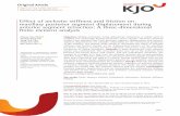 Effect of archwire stiffness and friction on maxillary posterior … · 2020-02-11 · Effect of archwire stiffness and friction on maxillary posterior segment displacement during