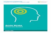 Clinical Care Standard - BMJ Quality & Safety · Acute Stroke Clinical Care Standard in collaboration with consumers, clinicians, researchers and health service organisations. The