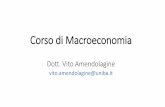 Corso di Macroeconomia - Benvenuto · 2020-02-21 · cosa studia la macroeconomia; i modelli e le semplificazioni della macroeconomia •II parte le variabili macroeconomiche : prodotto