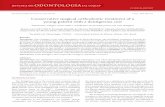 Conservative surgical-orthodontic treatment of a young patient … · 2013-11-12 · Rev Odontol UNESP. 2013; 42(5): 389-392 Conservative surgical-orthodontic treatment... 391 DISCUSSION