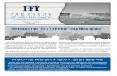 VOLUME 4, ISSUE 4 APRIL 2018… · VOLUME 4, ISSUE 4 APRIL 2018 p a r k s i d e at mayfield ranch an independent publication by peel, inc. We are all very fortunate to call Parkside