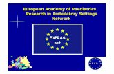 European Academy of Paediatrics Research in Ambulatory ... Recruitment Survey.pdf · EAACI Pediatrics Section Food Allergy and Anaphylaxis COST Harmonization of paediatric standards