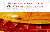 probability and statistics - Web Educationwebéducation.com/wp-content/uploads/2019/02... · THE HISTORY OF probability and statistics the science of uncertainty John Tabak, Ph.D.