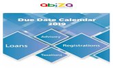 2019 - abiZa Date Calender 2019.pdf14/08/2019 . Issuance of TDS certificate for tax deducted under section 194-IA/IB : 16B/16C . 15/08/2019 : Issue of (non-salary) TDS certificate