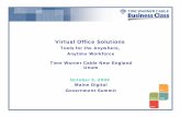 Virtual Office Solutions - media.govtech.netmedia.govtech.net/GOVTECH_WEBSITE/EVENTS/... · 10/6/2009  · – Full or part time work @ home • Enhanced Remote User – Full time