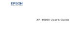 User's Guide - XP-15000...XP-15000 User's Guide Welcome to the XP-15000 User's Guide. For a printable PDF copy of this guide, click here. 12 Product Basics See these sections to learn