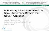 Conducting a Literature Search & Semi- Systematic Review ......Systematic reviews/syntheses Descriptive or narrative reviews Annotated bibliographies A list of paper summaries; no