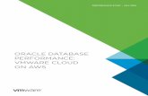 Oracle Database Performance: VMware Cloud on …...VMware Cloud on AWS Resources [1] page. Summarized, VMware Cloud on AWS is a full VMware vSphere cloud that is deployed, ready, and
